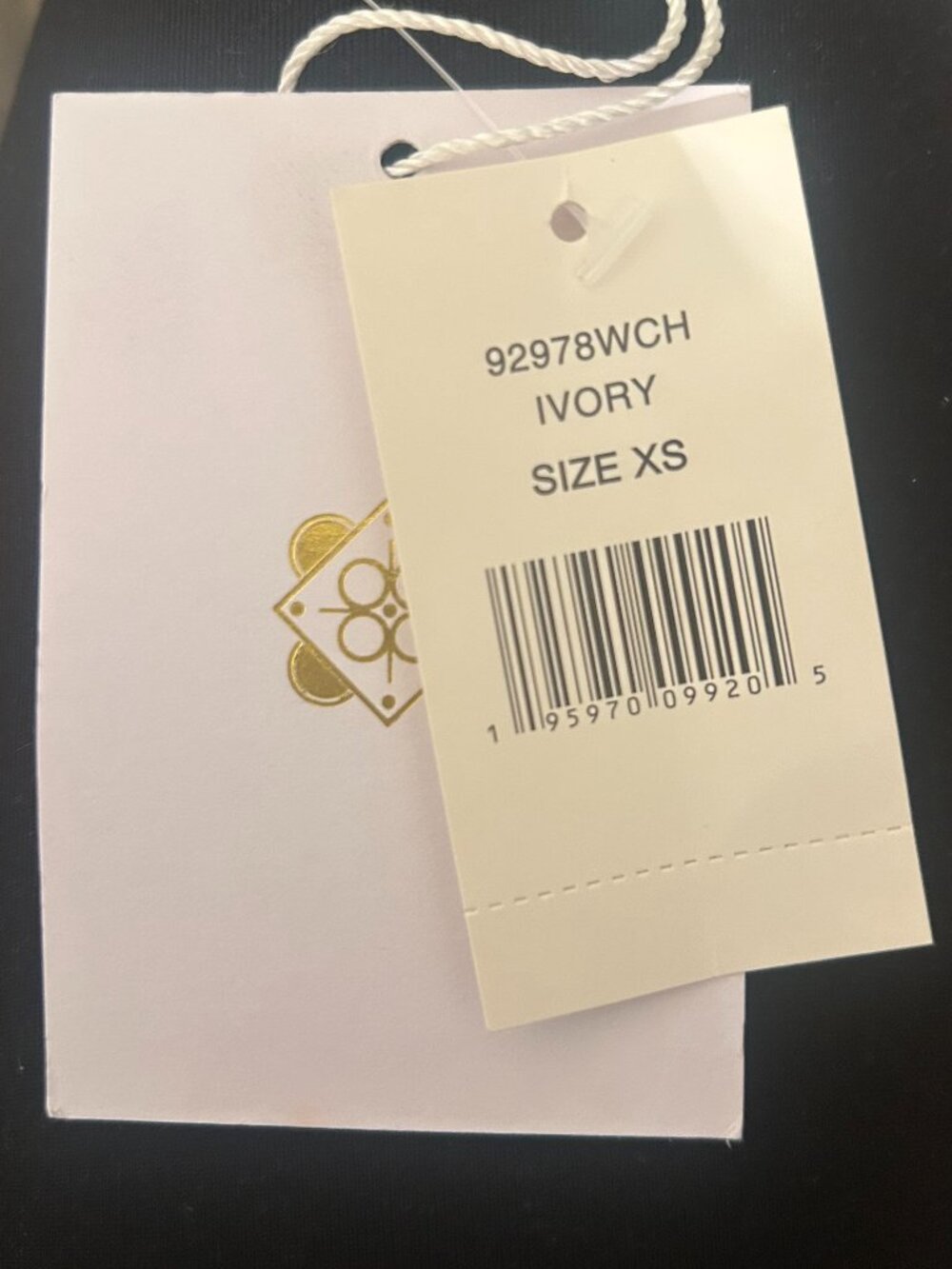 Ivory corset square-neck midi dress by Wayf, size XS. - Picture 6 of 6